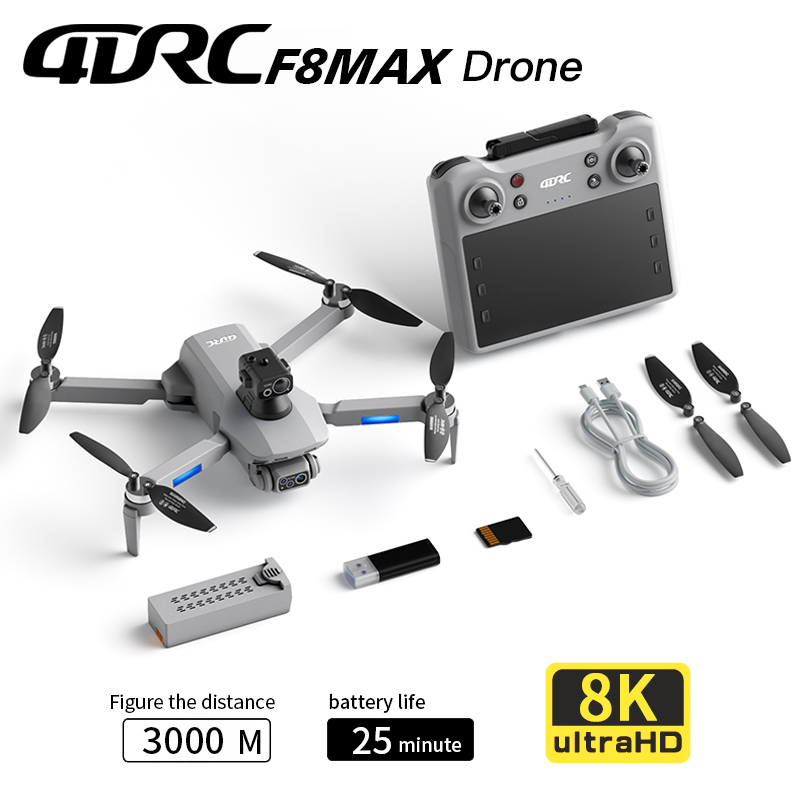 F8 MAX GPS Drone Professional  - Jjrc Drone X12 recension och pris